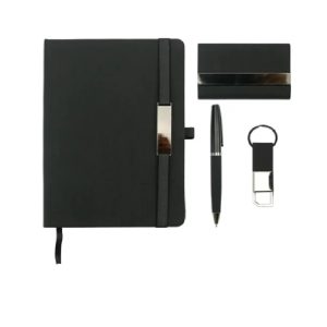 Office Gift Sets with Notebook, Pen, Card Holder, Keychain