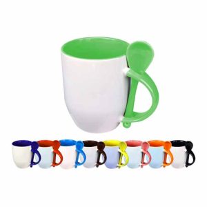 U Shape Mugs with Spoon