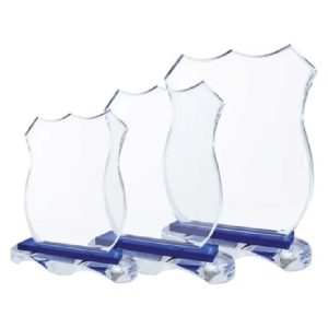 Crystal Awards with Blue Base