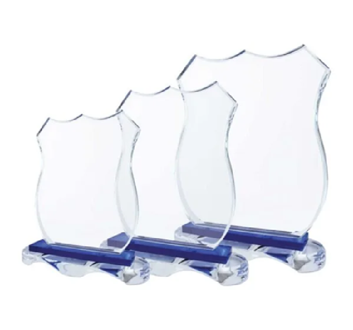 Crystal Awards with Blue Base - Image 4