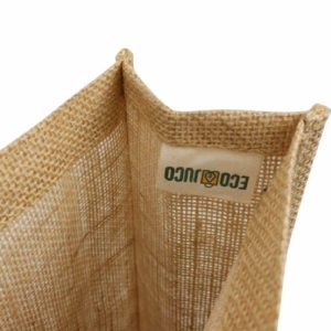Jute Bags with Cotton Pocket and Handle