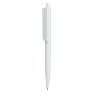 Plastic Pens White Color, Push Button, Wide Clip for Logo