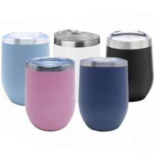 Double Wall Stainless Steel Cup with Clear lid