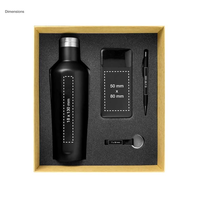 Black Theme Gift Sets in Cardboard Gift Box - Image 2