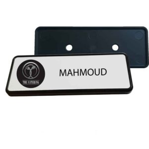 Plastic Slot Name badge