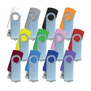 Silver Swivel USB Flash Drives