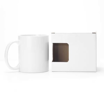 White Sublimation Ceramic Mugs with Box